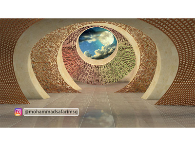 Virtual decor / Client: Hadi TV Design and execution: Mohammad 3d c4d design graphic design mohammadsafarimsg typography virtual decor