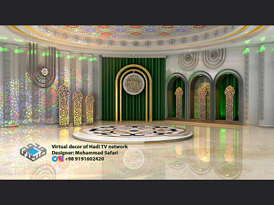 Virtual decor / دکور مجازی 3d design hadi tv livevideo mohammad mohammadsafari virtualproduction virtualset virtualstage