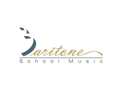 Logo Baritone School Music branding design graphic design illustration logo mohammad typography vector