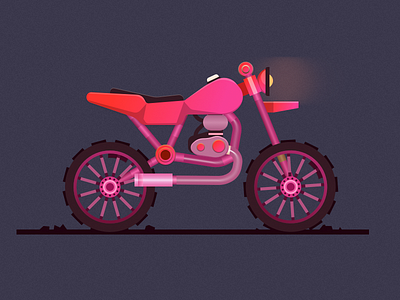 骚气的摩托车 photoshop sketch