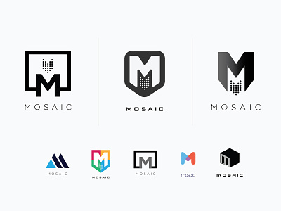 Mosaic Logos concepts logo mosaic