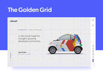The Golden Grid atticsalt golden grid layout website