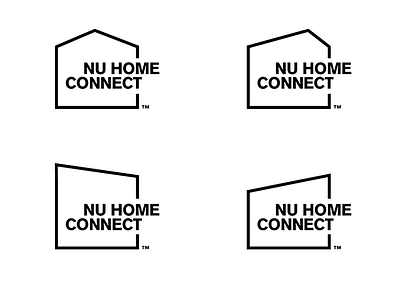 Dynamic Concept for Nu Home Connect brand identity connect dynamic logo dynamic system home house identity system logo logo design real estate branding real estate logo realestate