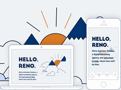 Reno, Nevada landing page