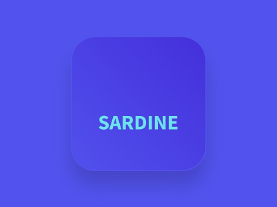 Sardine Savings and Securities -- iOS App icon branding design ios app logo design responsive design ui visual design