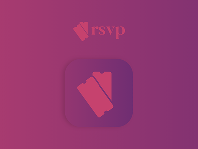 RSVP app app design branding design ios logo design ui visual design