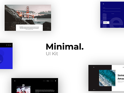 Minimal UI Kit - Adobe XD adobe xd adobe xd kit dailyui minimal minimal app minimal kit minimal ui kit minimal xd kit ui ui design userinterface web design xd ui kit
