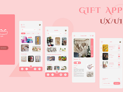 Gift App app app design design flower gift app graphic design ui ux web design