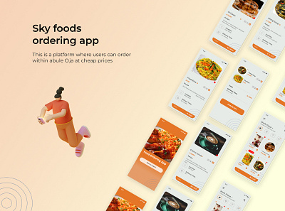 FOOD ORDERING app branding dailyui design illustration logo typography ui ux vector