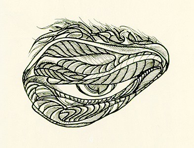 Drawing #25 drawing illustration moleskine rotring
