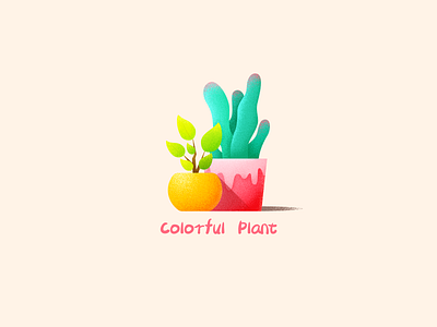 colorful plant color illustraion