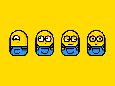 Minions emojis illustraion
