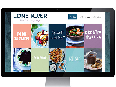 Lone Kjær webpage