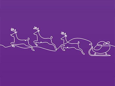 Reindeer illustration christmas illustration