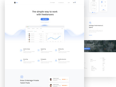 Bitally Home Page about finance home icons landing minimal page typography ui ux web zihad