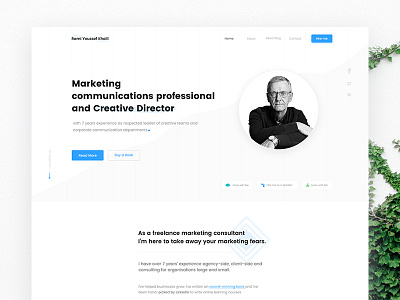 Personal Website clean design landing personal ui ux web website zihad