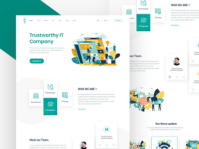 Trustworthy IT Company - Homepage