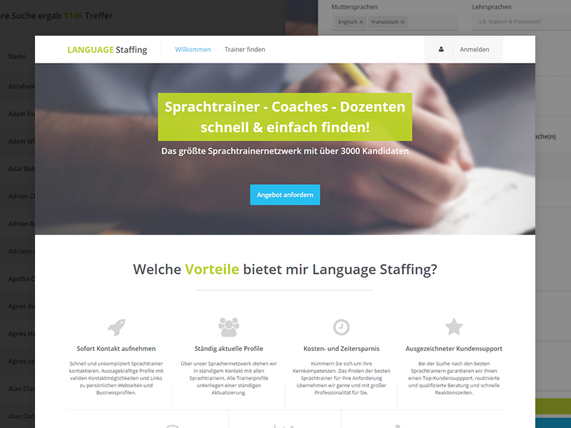 Find Foreign Language Experts by Benedikt Hofstätter on Dribbble