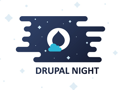 Drupal Night cms drupal event logo silverstripe