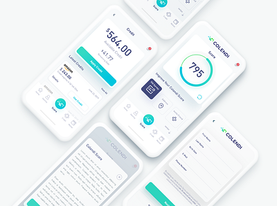 Colendi App app app design application banking blockchain clean design finance interaction ios layout mobile product design ui ux wallet