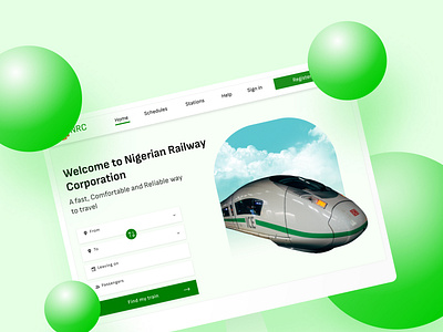 Redesign of NRC Hero Section design figma hero section laws of ux railway ui ux visual design