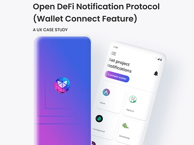 Redesign of ODN Protocol app blockchain decentralized design figma mobile mobile app notification protocol open defi ui ux visual design wallet wallet connect web 3