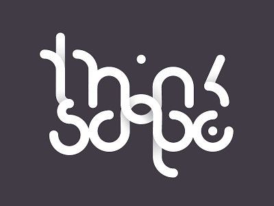 Thinkscape Logo gradient grid intertwine logo overlap
