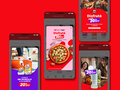 In app Advertising ads branding design graphic design inapp typography ui