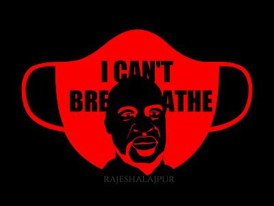 I Can't Breath america art black blacklivesmatter creative creativity idea illustration justice racism vector