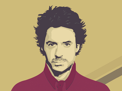 Robert Downey Jr art ironman marvel potrait vector