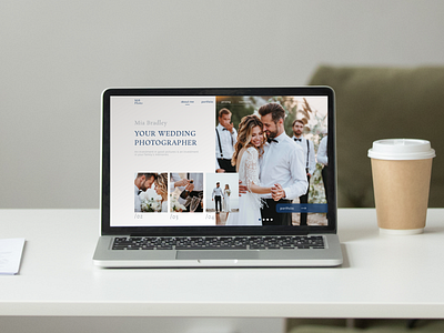 Landing page for wedding photographer