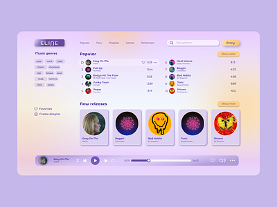 Design a music player dailyui music music app music player player ui ux web design