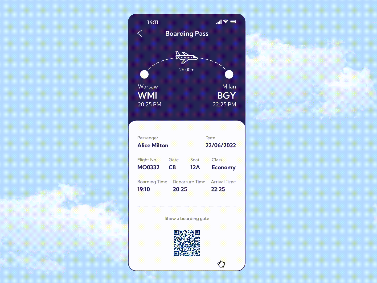 Dayli UI Day24. Boarding Pass boarding boarding pass dailyui design figma for airline app poland ui ux ux designer web-design