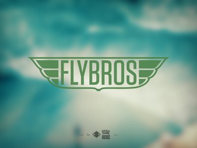 FLYBROS — identity concept identity logo top gun