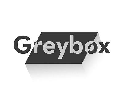 Greybox - Logo design boxlogo class classylogo designing greylogo illustrator logo logodesign onecolorlogo photoshop simplogo work