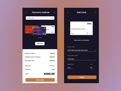 Credit card Check out 
#DailyUI_002