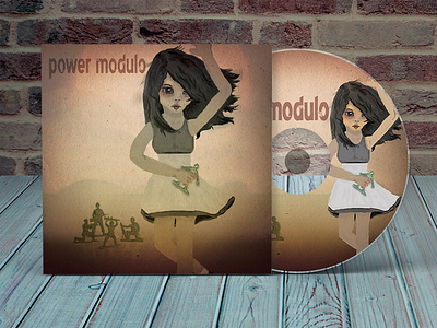 Power Modulo cd cover artwork cd cover cover art digital painting photoshop
