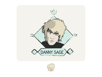 in progress Danny Sage icons emoticon flat icon guitarist icon not amused