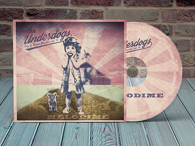 Melodime Album packaging mock up (front)