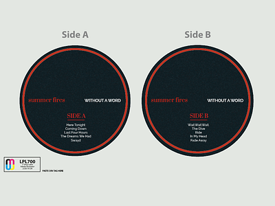 label: vinyl package layout and design for indie band album band cover indie label design layout design music package design print design record rock vinyl