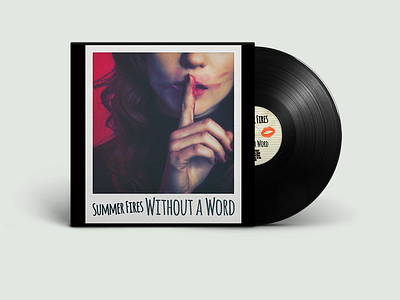 front mockup: vinyl package layout and design for indie band album band cover indie label design layout design music package design print design record rock vinyl