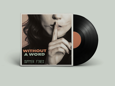 front mockup vinyl package layout and design for indie band album band cover indie label design layout design music package design print design record rock vinyl