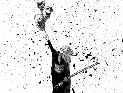Thief of souls 💀👻 black and white comic design dibujo dibujo digital digital draw drawing goth illustration ilustration manga sketch