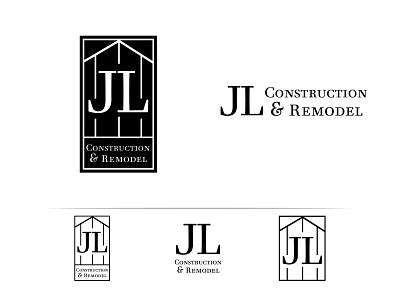 JL Construction & Remodel - Logo Design branddevelopment branding construction design digitaldesign graphic design highend homerenovation housing identity identitydesign illustration logo logodesign logomark logotype luxury