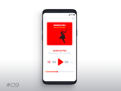 Daily UI#009 Music Player dailyui digitaldesign musicplayer rockenespanol