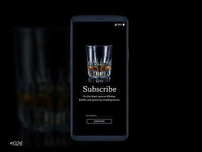 Daily UI 026 Subscribe