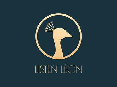 Listen Leon logo peacock