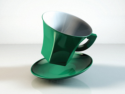 Jacobs coffee cup 3d coffee cup design jacobs product render shape visualization