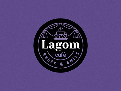 Logo for Swedish cafe cafe identity lagom logo logotype restaurant trendy