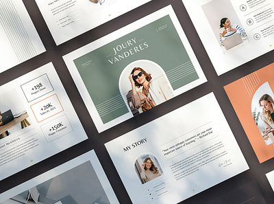 PORTFOLIO | JOURY branding brochure canva template catalogue fashion feministic graphic design indesign template offers package planner portfolio